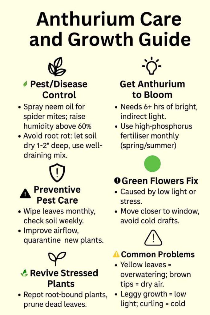 Anthurium Care & Growth Guide 2025 5 Anthurium Care & Growth Guide 2025